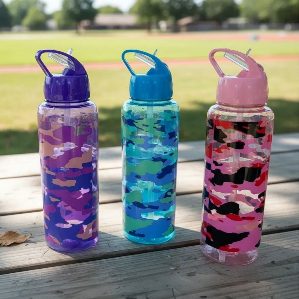 Garrafa Squeeze Camuflada Exercito Cores 700ml com Canudo Garrafa Corrida Academia Volta as Aulas em Oferta na Shopee