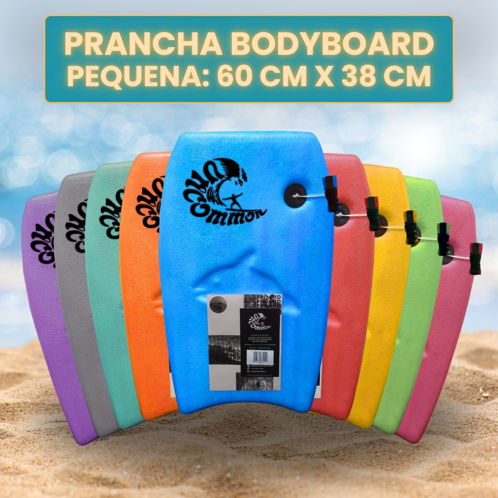 Prancha BodyBoard Pequena 60 x 38 Criança Infantil Bebê Praia Piscina Qualidade Premium em Oferta na Shopee