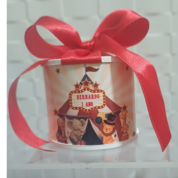kit tubbolatas personalizadas.CIRCO MENINO.lembrancinha maternidade/aniversario/ lembrancinha festa