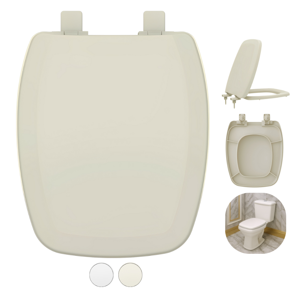 Tampa de Vaso Stylus para Bacia Celite Bege Marfim 1.6gpf 6lpf em Oferta na Shopee