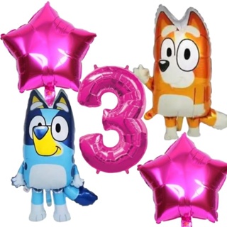 Kit balão metalizado Bingo e Bluey em Oferta na Shopee