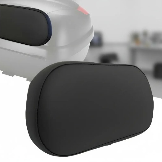 Encosto Com Almofada Baú De Moto 28l 35l 45l 50l 55l 60l