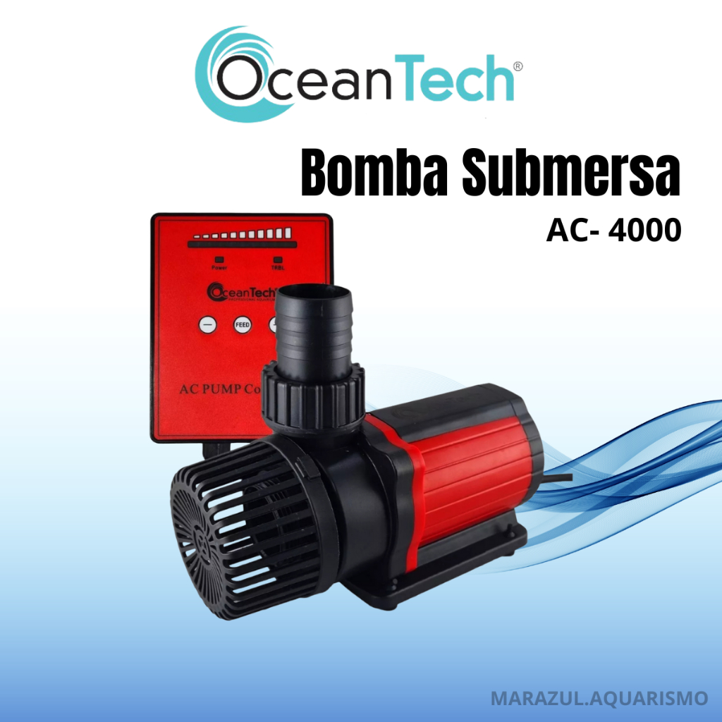Bomba Submersa AC 4000 Ocean tech Para Aquários e Lagos
