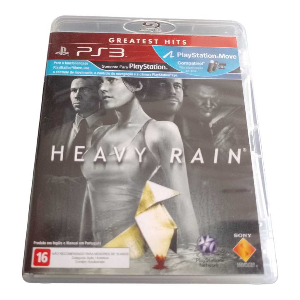 Jogo Heavy Rain Greatest Hits PS3