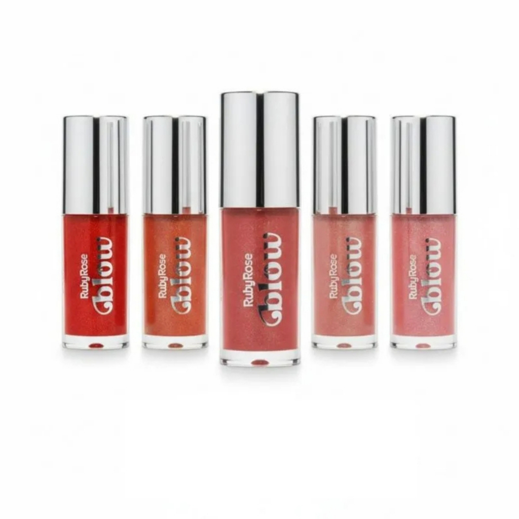 Gloss Labial Ruby Rose Linha Blow Shine Like Efeito Luminoso Gloss BLOW