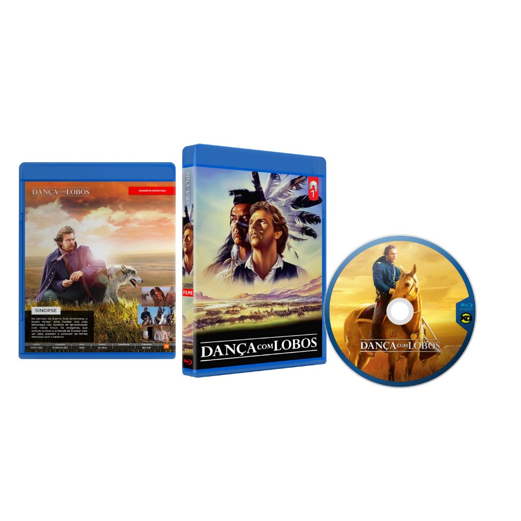 Bluray Dança Com Lobos (1990) Dual Áudio Fullhd