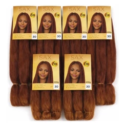 Kit 6 Cabelo Jumbo Trança 126cm Sintético Jumbão resistente ao calor