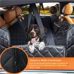 Capa Protetora Pet 5 em 1 Impermeável para Banco de Carro com Cinto de Segurança QUEIMA ESTOQUE