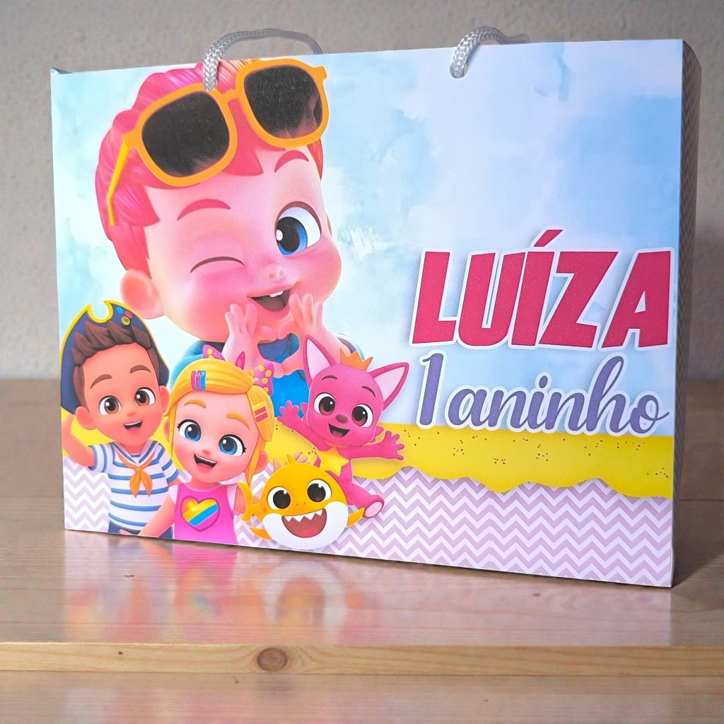 SACOLINHA PERSONALIZADA BEBEFINN | PEGUE E MONTE | Surpresa | Lembrancinha | Mimos | Aniversário | MENINA OU MENINO BEBE