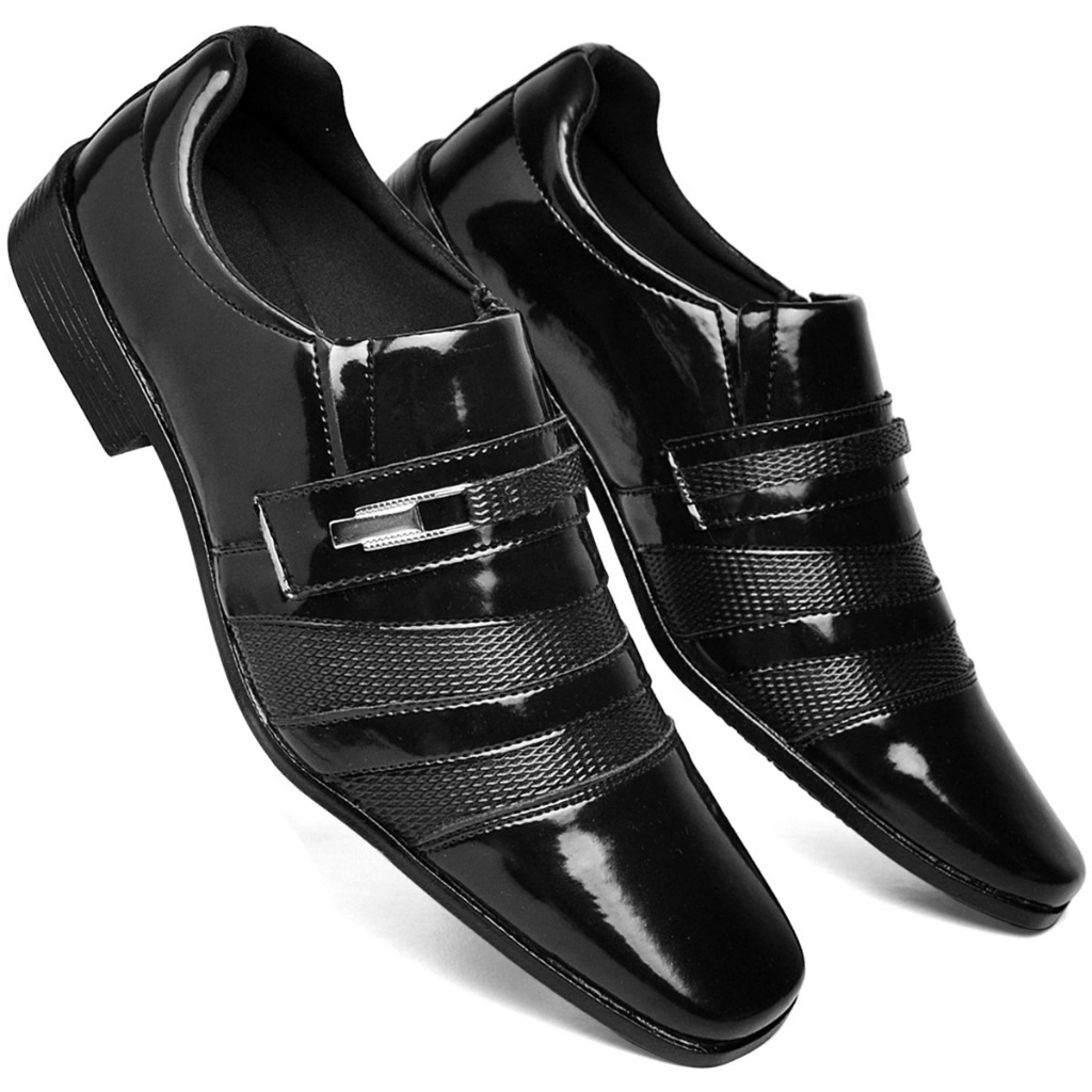 Sapato Social Masculino Preto Verniz Marrom Confortável Mocassim Sapatenis Casual Esporte Fino Festa
