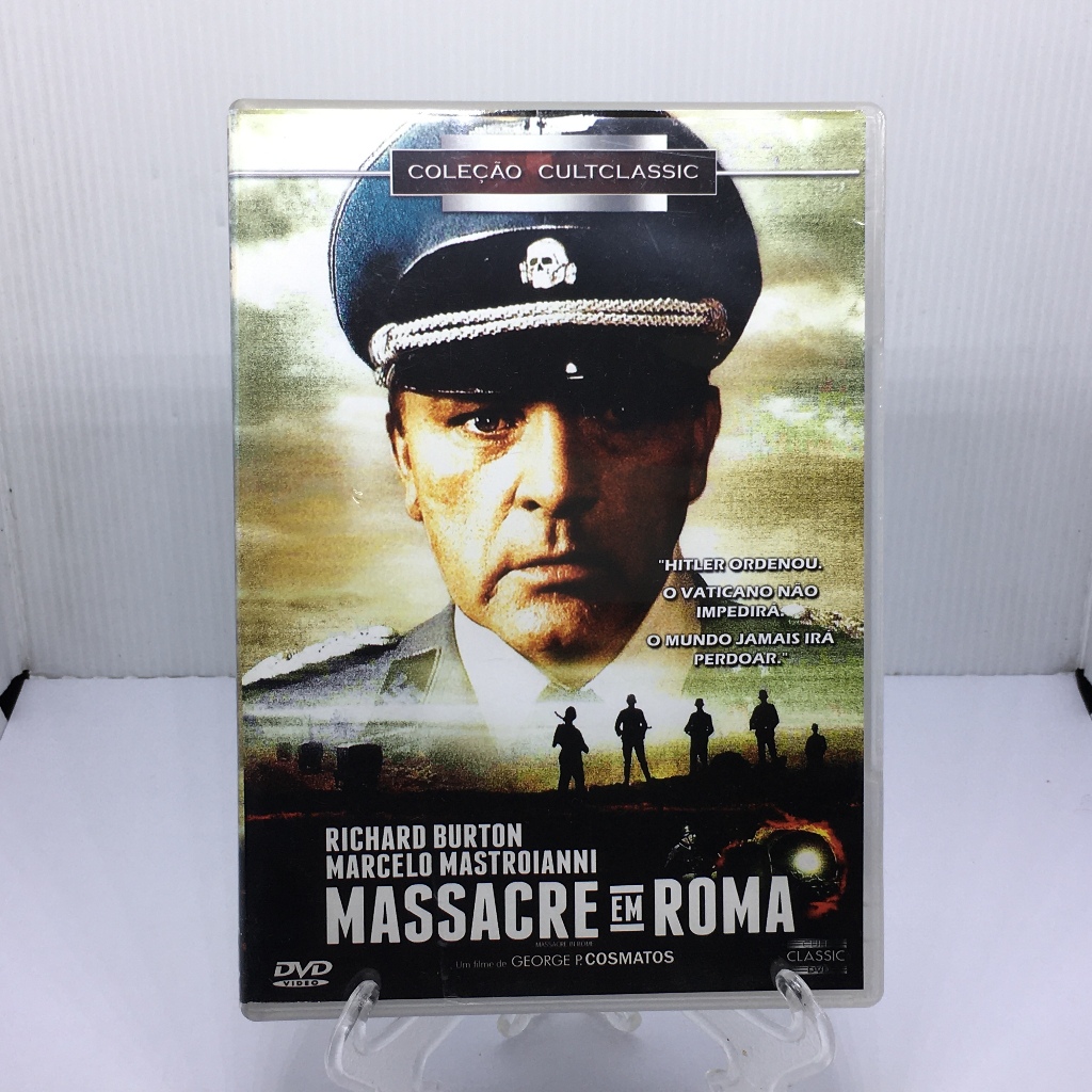 DVD - Massacre em Roma - Richard Burton