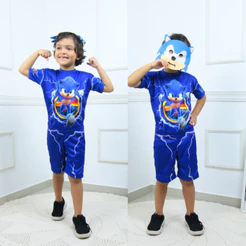 Fantasia Infantil Sonic o Ouriço