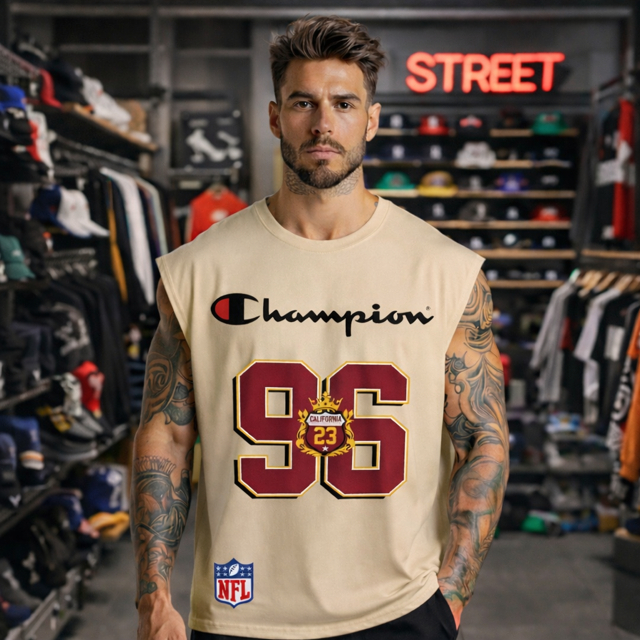 REGATA MASCULINA ALGODÃO CAMISETA REGATA OVERSIZED CASUAL ESTAMPADA CAIMENTO PERFEITO ESTILOSA LANÇAMENTO