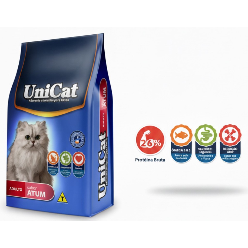Ração Unicat Atum para Gatos Adulto 10,1 kg