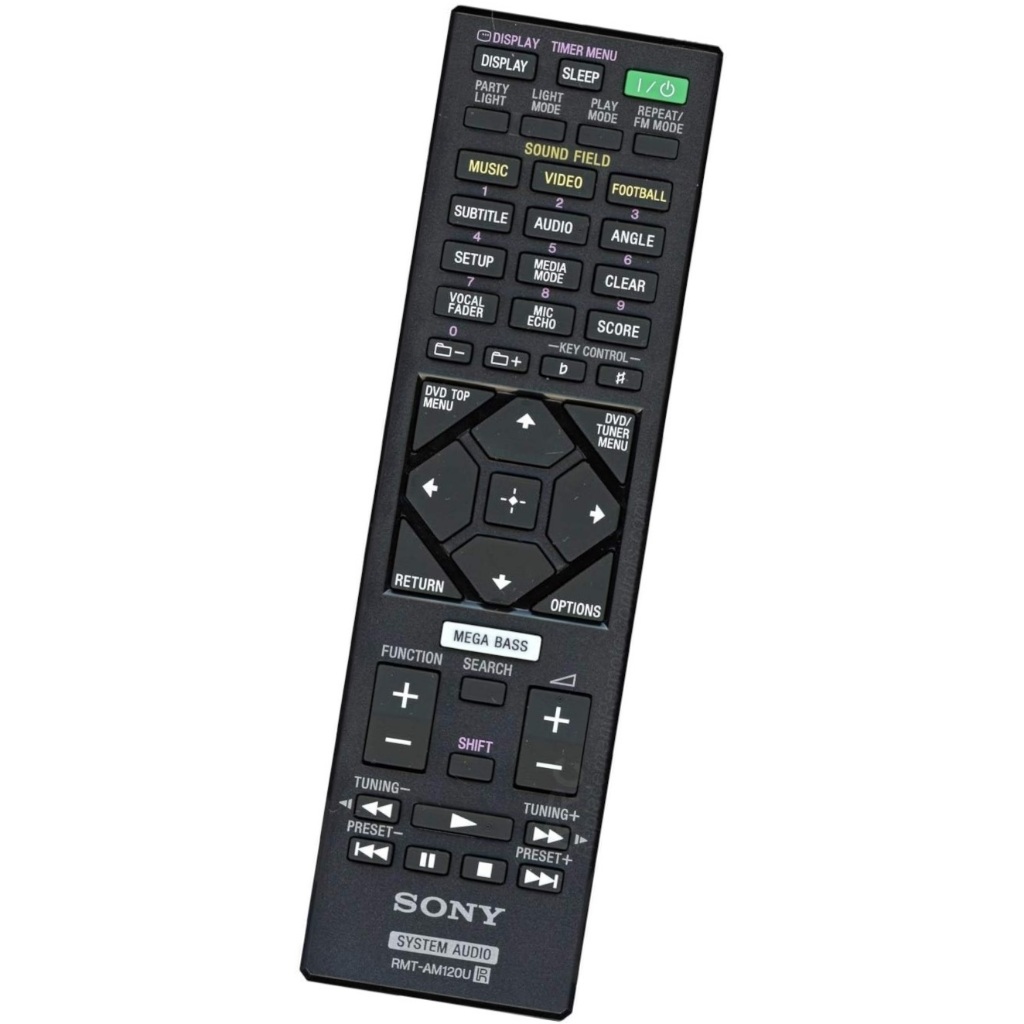 CONTROLE REMOTO ORIGINAL RMT-AM120U PARA SYSTEM SONY GENEZI HCD-GT3D MHC-GT3D HCD-GT5D MHC-GT5D HCD-V7D MHC-V7D