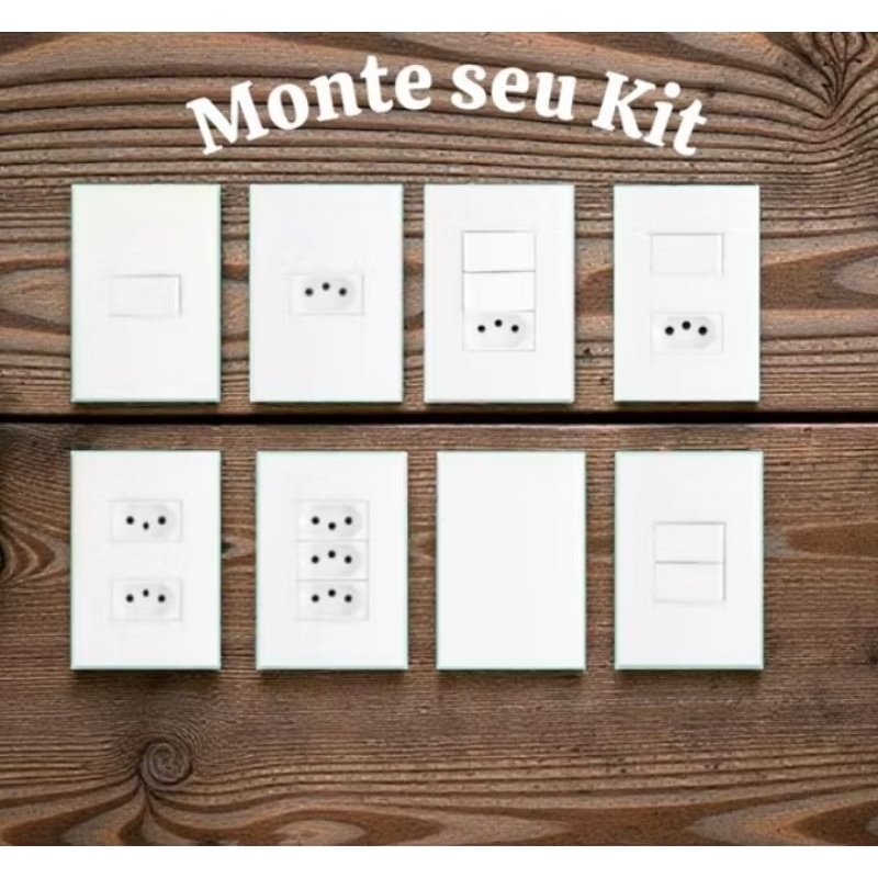 Monte sua Tomada, Interruptor, Tomada 10a E 20a, Tomada Dupla -Barato- Linha Apoio Lissê! Monte sua Tomada, Interruptor, Tomada 10a E 20a, Tomada Dupla -Barato- Linha Apoio Lissê!