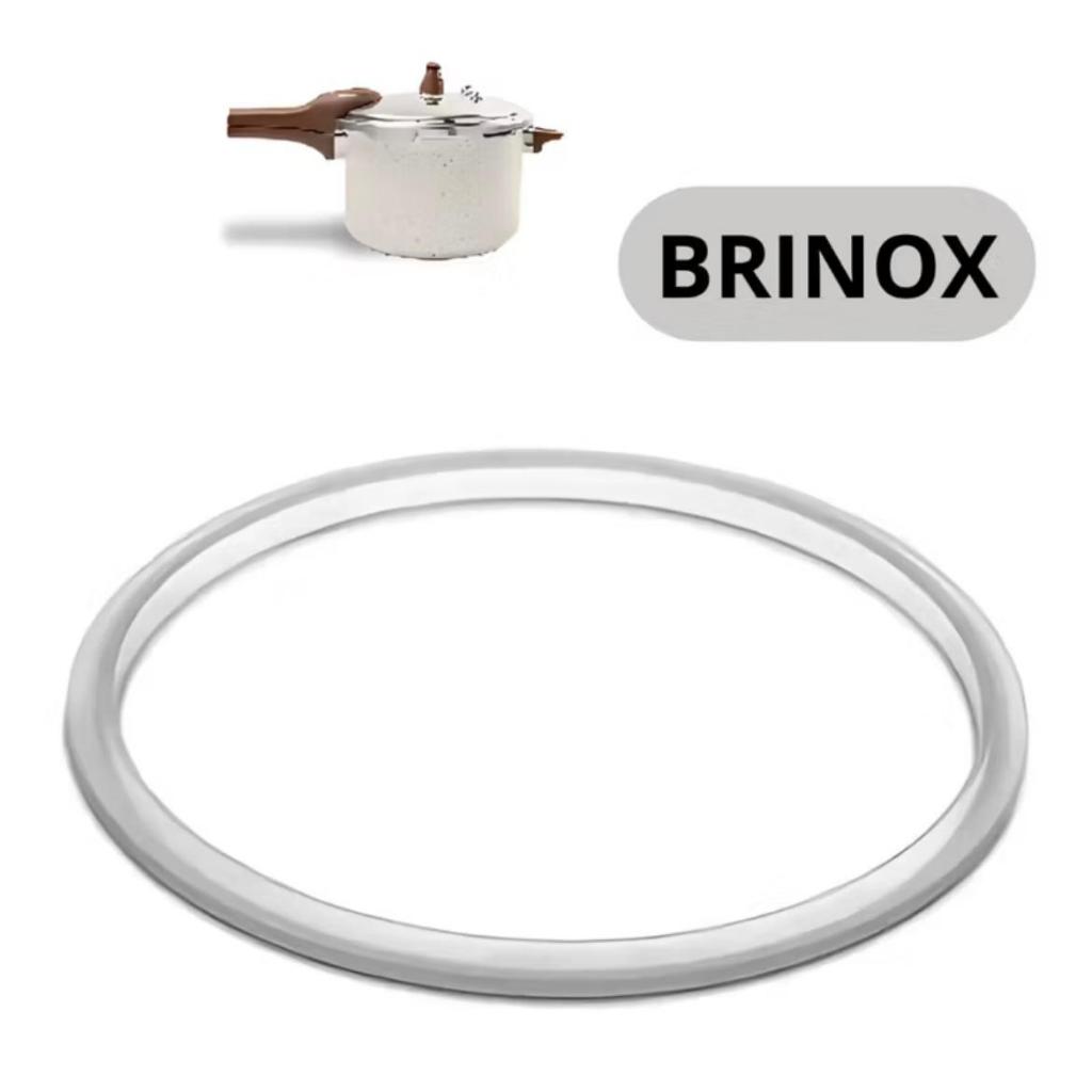 Imagem Guarnição de borracha silicone para panela de pressão Brinox Pressure Cerâmica Indução 4,2L