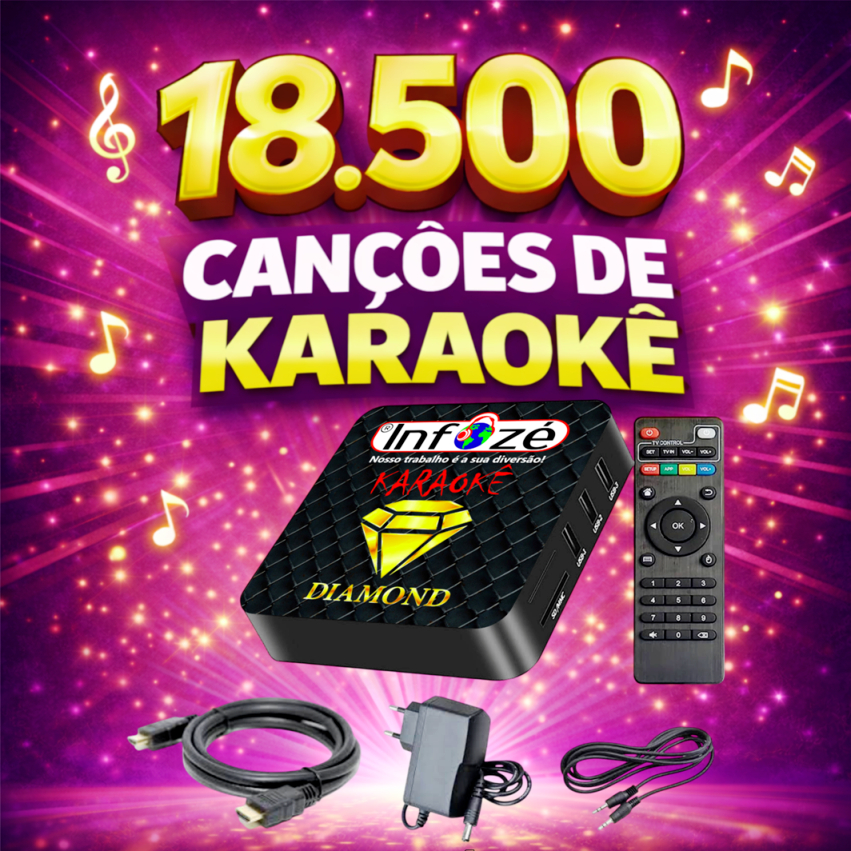 Karaoke Com Lista No Celular Pdf pontuação no final e cabo de audio versão Diamond Infozé Karaoke