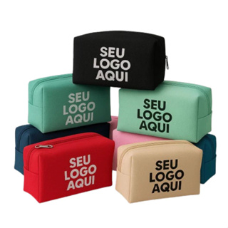 Necessaire personalizada com nome / Logo / presente / estampada em Oferta na Shopee