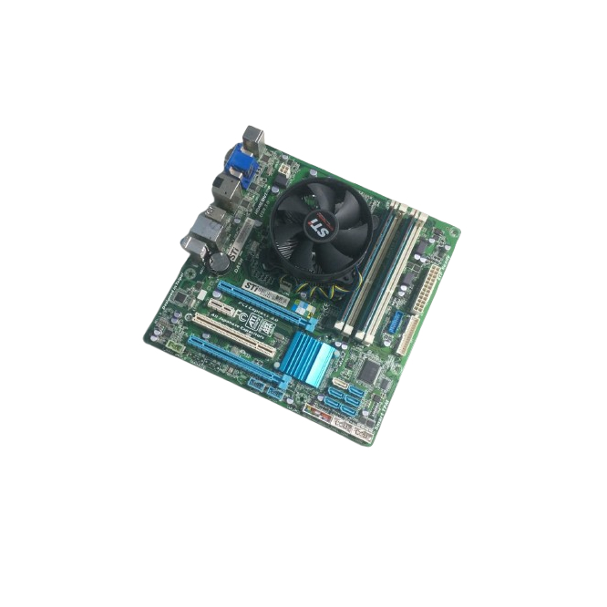 kit 1155 i5 2ª e 3ª geração com 4GB ou 8GB ddr3 Placa Mae Gigabyte B75m D3p Lga 1155 Hdmi E Dp Remarcada Sti Cor Verde
