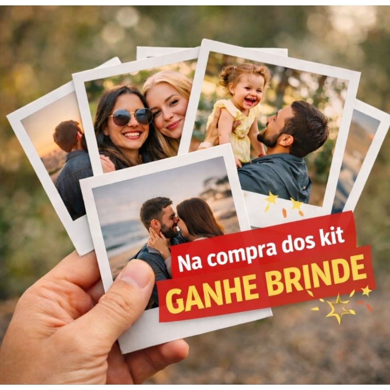 Mini Fotos 7x5 Personalizadas com Foto de Brinde Impressão Premium Ideal Para Presentes em Oferta na Shopee