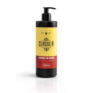 Shaving Em Creme Classe A 500m Creme De Barbear Pra Fazer Barba, Pezinho E Navalhado 1UN em Oferta na Shopee