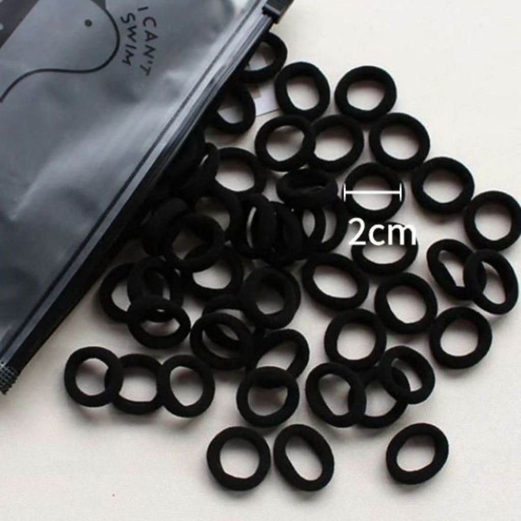 Kit 200/300 Mini Xuxinhas Preto Infantil e Adulto Rabicó Para Penteados em Oferta na Shopee