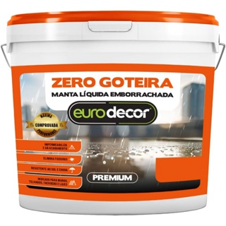 Manta Líquida Zero Goteira 3,6kg Emborrachada Vedação Laje Telhado Parede em Oferta na Shopee