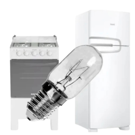 Lâmpada Geladeira Refrigerador Consul Brastemp 127v E14 15w