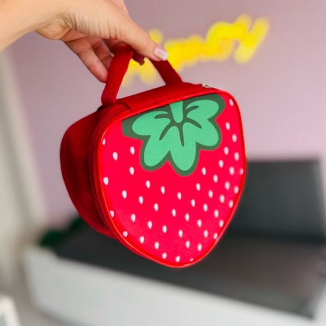6 bolsas Frutinhas - Lancheira pronta aniversário