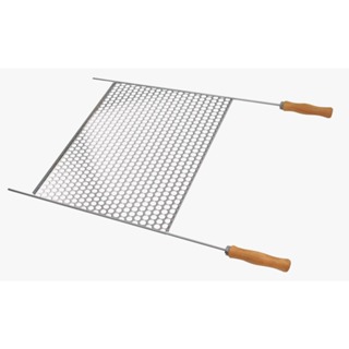 Grelha Moeda Para Churrasco 50x40 Cm Aço Zincado Madeferinox em Oferta na Shopee
