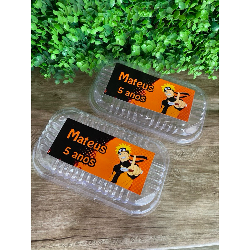 Adesivo para marmitinha NARUTO/ Adesivo NARUTO