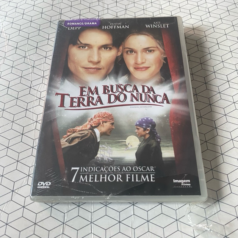 Dvd original lacrado Em busca da terra do nunca (Johnny Deep/Kate Winslet)