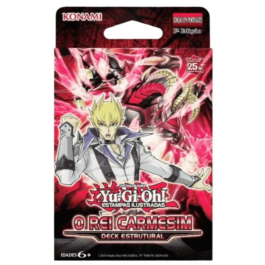 Deck Baralho Yu-Gi-Oh! - O Rei Carmesim Deck Estrutural - Lacrado Português