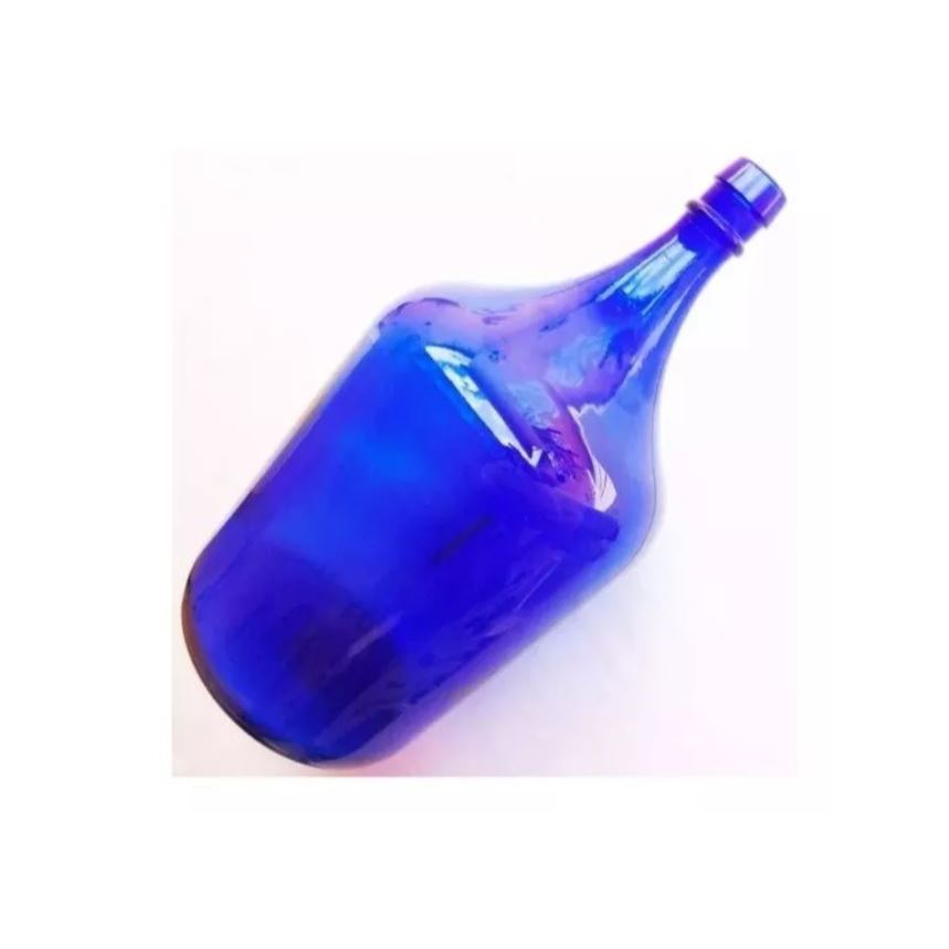 Garrafão Vidro Antigo Azul Decoração (Usado)