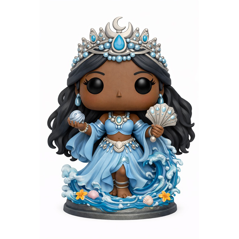 FUNKO POP ORIXÁ IMPRESSÃO EM 3D PLA / PINTADOS A MÃO.