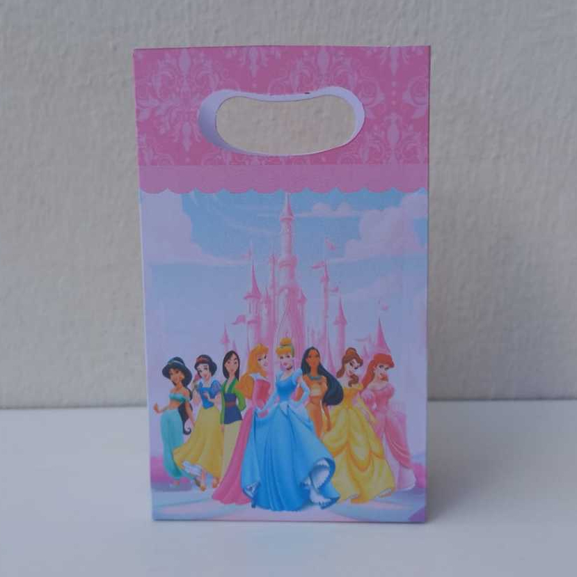 Sacolinha Surpresa Personalizada Princesas Disney Lembrancinhas para Festa Infantil