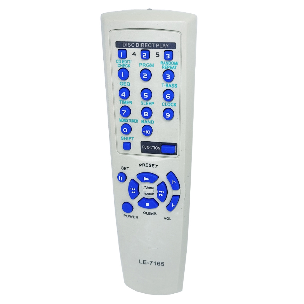 CONTROLE REMOTO COMPATIVEL SOM AIWA (LE-7165)