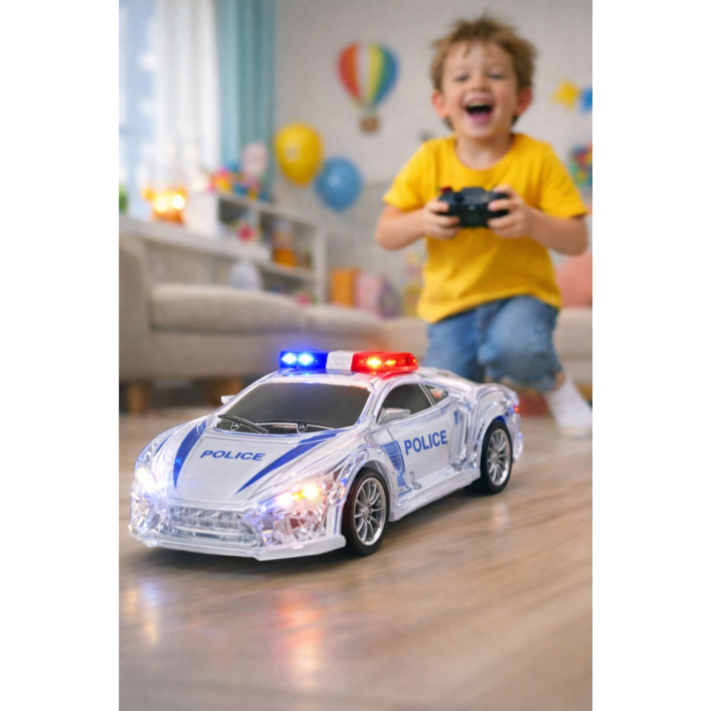 Carrinho de Policia com Sirene Controle Remoto - Comprar com Melhor Preço em Controles Remoto