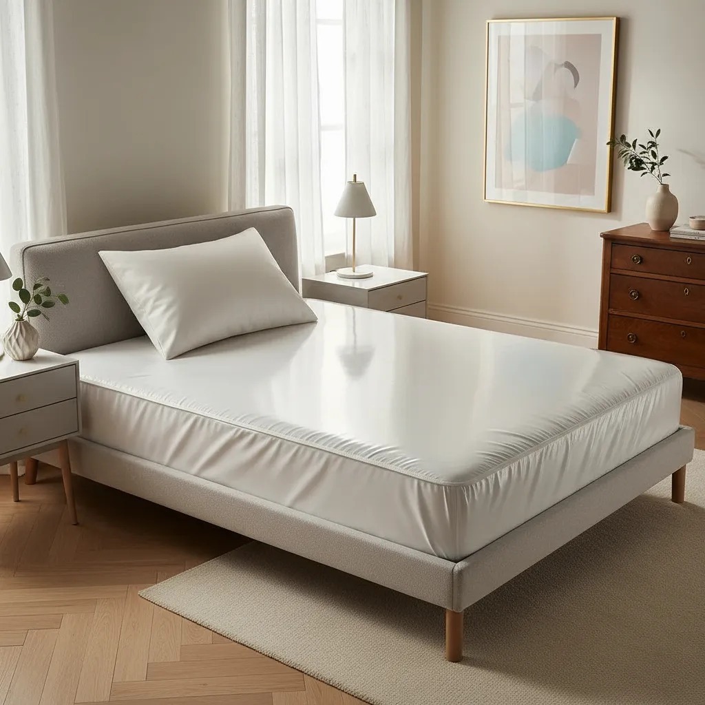 Capa Lençol Protetor Colchão Impermeavel Pvc  Siliconado  Casal Box em Oferta na Shopee