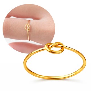 Anel Nozinho Delicado em Moeda Antiga Original Feminino Dourado Minimalista