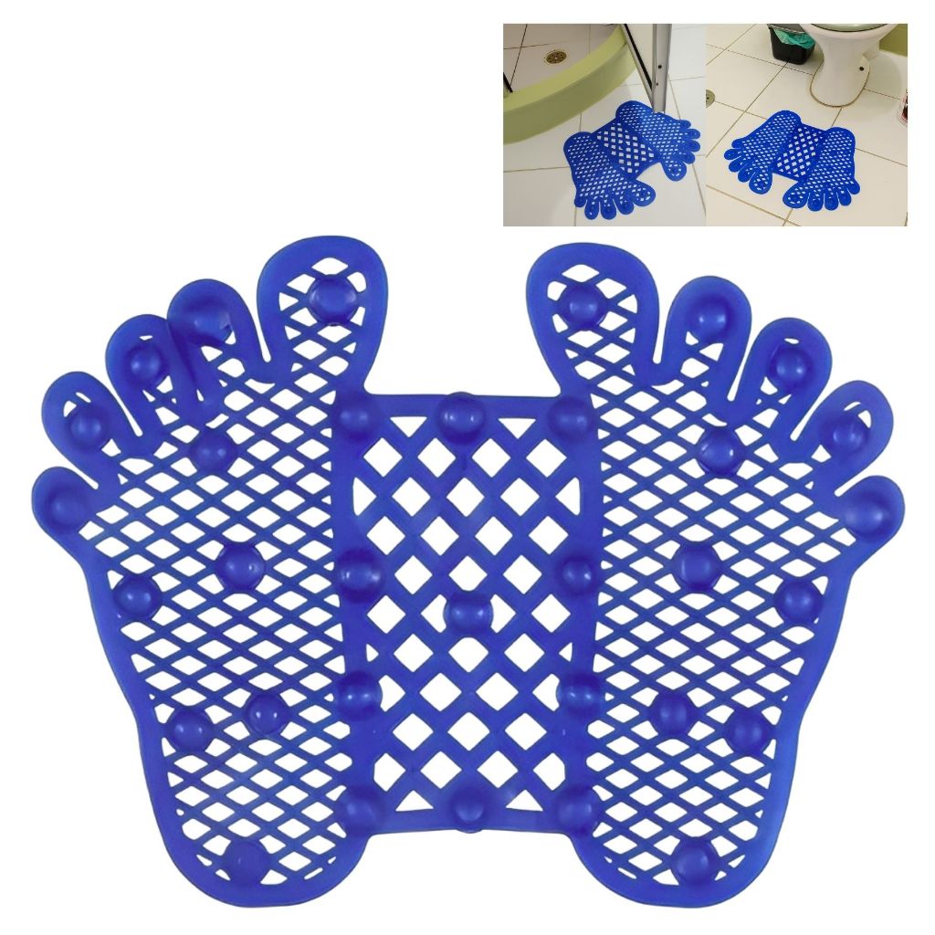Tapete Banheiro Box Antiderrapante Com Ventosa Plástico Lavabo Antimofo Rápida Secagem Segurança em Oferta na Shopee