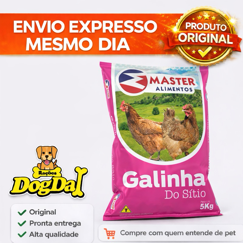 Núcleo de Postura PREMIUM para Galinhas Poedeiras – Ração Concentrada para Produção de Ovos | 5kg