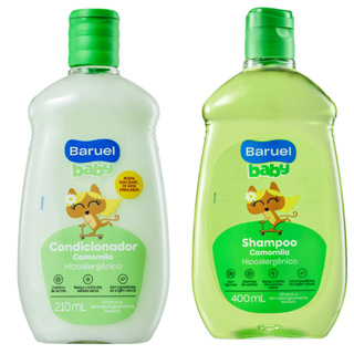 Baruel Baby Kit Shampoo Camomila 400ml+Condicionador Camomila 200ml em Oferta na Shopee