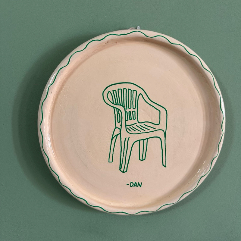 Pratos decorativos de argila - Coleção Brasilidades