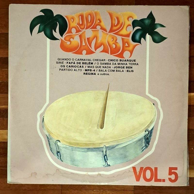 LP Roda De Samba Vol. 5 (1978) Jorge Ben / Gilberto Gil / Chico Buarque / Elis Regina / Fafá De Belém / Leci Brandão