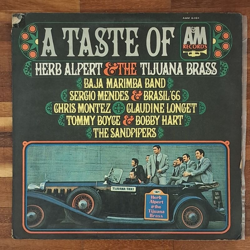 LP A Taste Of A&M Records (1967) Herb Alpert & The Tijuana Brass / Sergio Mendes & Brasil '66 / Baja Marimba Band