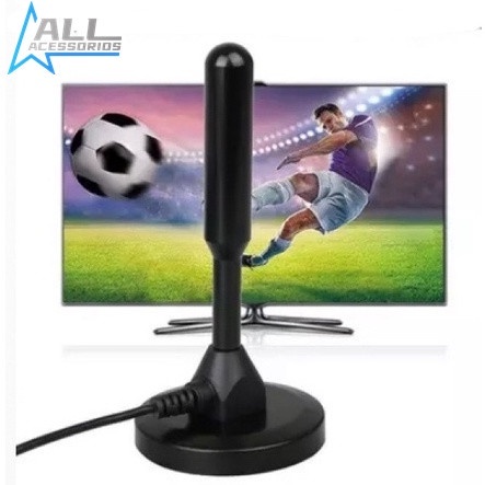 Antena Digital 5 metros interna Sinal TV HDTV Base Imã Externo a prova d'agua antena digital externa antena de tv