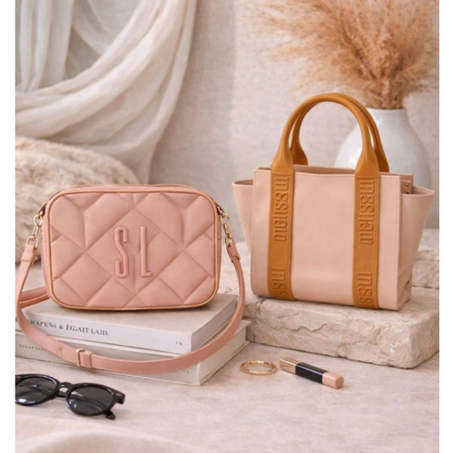 Kits De 2 Bolsas Feminina Transversal De Ombro Look Completo Para O Dia A Dia