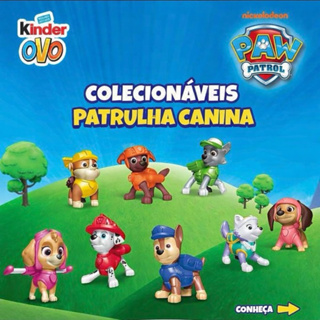 Patrulha Canina Kinder Ovo | Brinquedos Colecionáveis | Edição Limitada 2025 em Oferta na Shopee